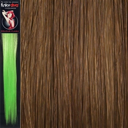 Colour Flash 16 inches Synthetic Clip in Hair Extensions Colour Auburn