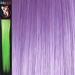 Colour Flash 16 inches Synthetic Clip in Hair Extensions Colour Lilac