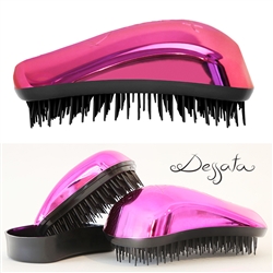 Dessata Bright Detangling Hairbrush Chrome Fuchsia