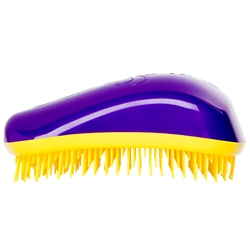 Dessata Detangling Hairbrush Purple & Yellow