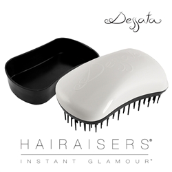 Dessata Mini Detangling Hairbrush White & Black