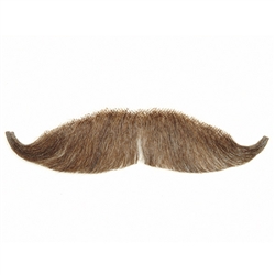 Fake Handlebar Moustache. Real Human Hair