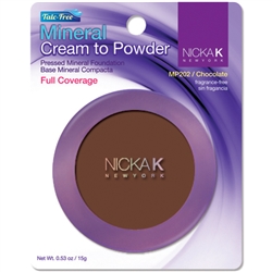 Chocolate Mineral Cream to Powder Foundation by Nicka K