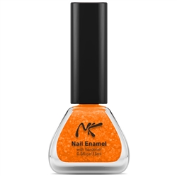 Neon Glitter Orange Nail Enamel by Nicka K New York