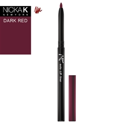 Dark Red Automatic Lip Liner Pencil by Nicka K New York