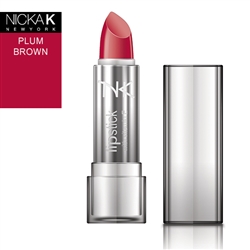 Plum Brown Cream Lipstick by NKNY