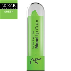 Colour Green Mood Lipstick by Nicka K New York