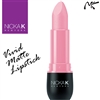 Vivid Matte Light Pink Coloured Lipstick by Nicka K New York