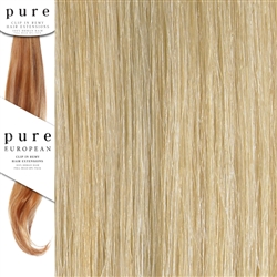 Pure Remy Clip In Hair Extensions 22 Inches Colour P24/SB