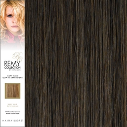 Hairaisers Remy Clip In Human Hair Extensions Colour 6 16 Inches