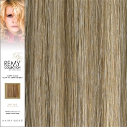 Hairaisers Remy Clip In Human Hair Extensions Colour 18/SB 20 Inches