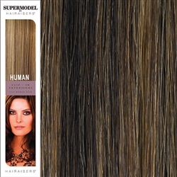 Hairaisers Supermodel 18 Inches Colour 4/27 Clip In Human Hair Extensions