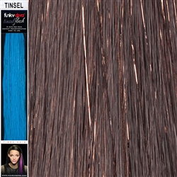 Tinsel Hair Extensions 16 Inches by 1.5 Inches. 2 Pieces Per Pack