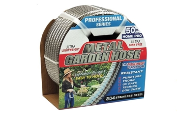 Professional Series Metal Garden Hose 50'