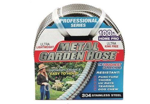 Professional Series Metal Garden Hose 100'