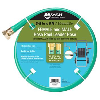 Swan Female and Male Hose Reel Leader Hose