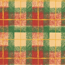 Closeout Christmas Wooly Plaid Giftwrap