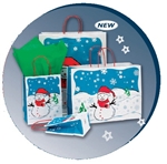 Frosty Evening Paper Shopping Bags