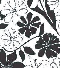 Black and White Lilies Giftwrap