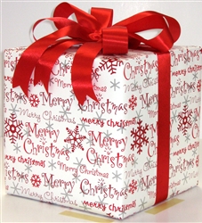 Merry Christmas Script Giftwrap