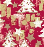 Snowy Christmas Tree Giftwrap