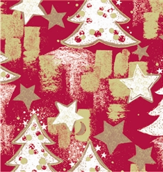 Snowy Christmas Tree Giftwrap