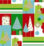 Merry Christmas Trees Giftwrap