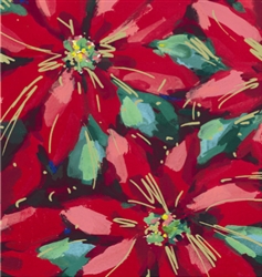 Festtive Poinsettias Giftwrap