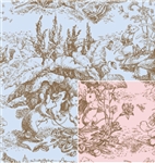 Baby Toile Giftwrap