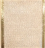 Lustrous Gold Wire-Edge Ribbon