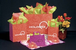 Orange and Pink Mosaic Bags