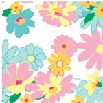 Vibrant Floral Tissue