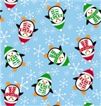 Roly Poly Penguins Giftwrap