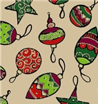 Gilded Ornaments Giftwrap