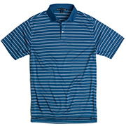 Men's Cole Stripe Performance Polo