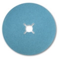 7" x 7/8" Blue Zirconia Cloth Heavy Duty Edger Sanding Discs with Slots 60 grit