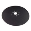 17" x 2" Black Silicon Carbide Paper Heavy Duty Sanding Discs with Slots 100 grit