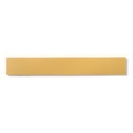 2-3/4" x 16-1/2" Gold Aluminum Oxide PSA Fileboard Sheets 36E grit