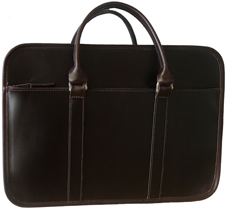 Arbitrator Leather Briefcase by Custom Hide