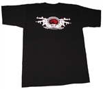 RLP Black T-Shirt "FIREARMS SILHOUETTE LOGO"