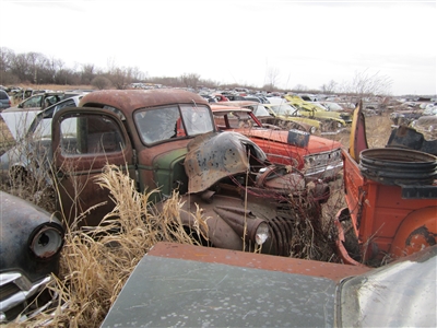 Classic Car salvage yard