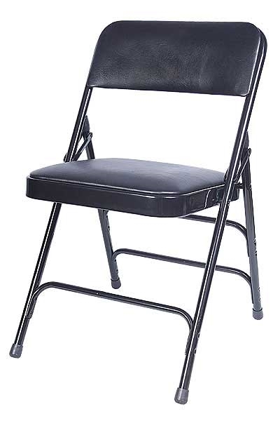 Metal Vinyl Folding Discount Chairs