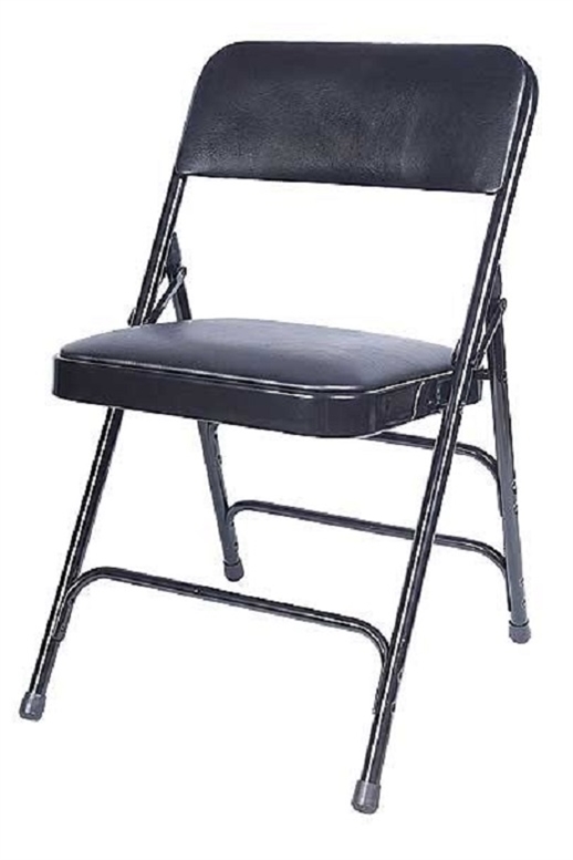 Cheap Blue Vinyl Metal Folding Chair