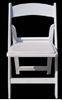 White resin folding chair discounts