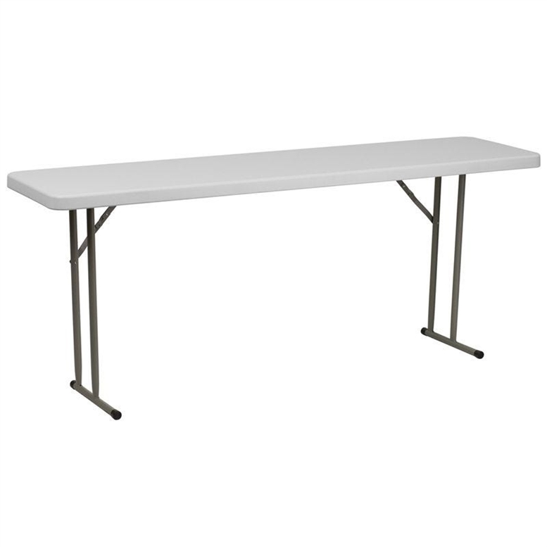 18 x 96" Plastic Discount Folding Table