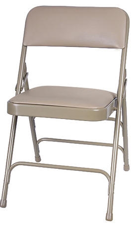 Iowa Vinyl Discount Metal Folding Chair