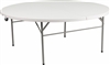 Discount 72" Round Folding Table, Commercial Hotel Quality Folding Table