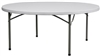 Discount 72" Round Folding Table, Commercial Hotel Quality Folding Tables