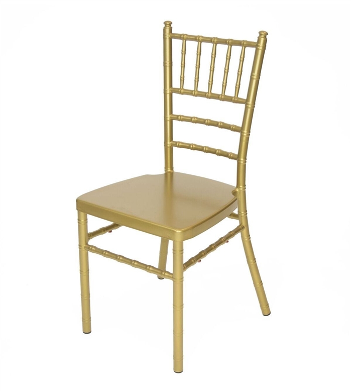 GOLD VENUE WEDDING ALUMINUM CHAIRS