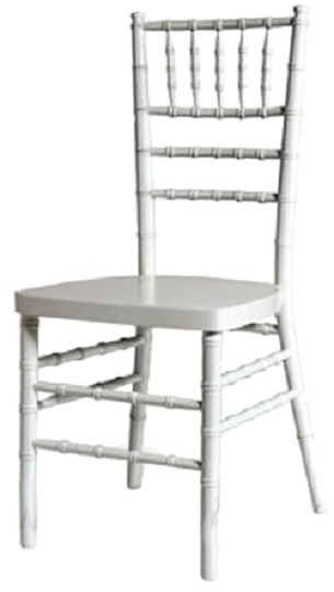 Resin Chiavari Chairs, Resin White Chiavari Chair,